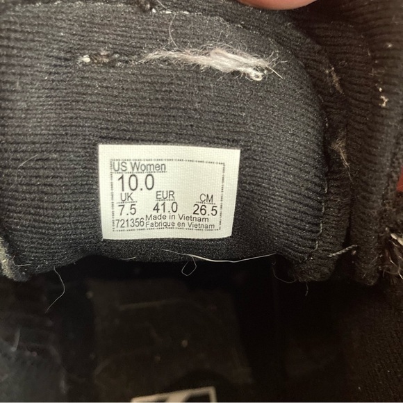 VANS SZ 11 & 10 Sk8-Hi Skate Parisian Night  High Top Black White Lace Up Shoes - Picture 10 of 11